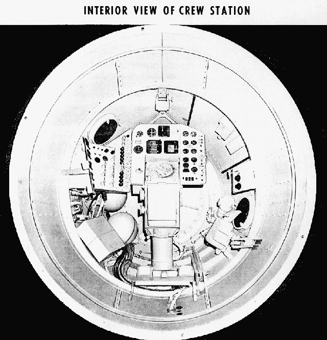 Mercury Spacecraft Crew Cabin Interior